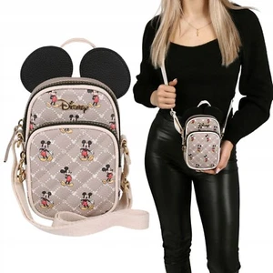 DISNEY Mickey Mouse Beige Mini Tasche, Gürteltasche 17x11x5 cm - Bild 1 von 9