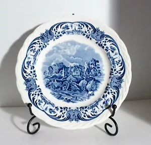 Plate 8" Glebe Farm Scenes After Constable WH Grindley England Decorative Vtg - Foto 1 di 3