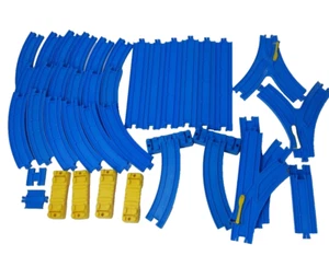 Tomy Plarail 38 piece Blue Track Pack Lot Thomas the Tank & Friends with risers - Picture 1 of 10