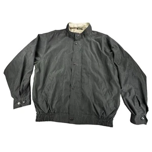 Grand Slam Tour Windbreaker Jacket Mens Medium Black Munsingwear Penguin - Picture 1 of 8
