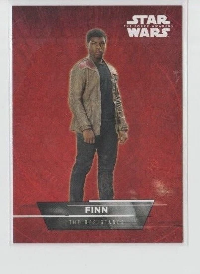 Star Wars The Force Awakens Series 1 CHARACTER Sticker Trading Card 2 of 18  - Image 1 of 1