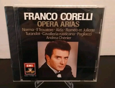 SEALED - FRANCO CORELLI - Opera Arias CD BRAND NEW EMI CDC-7 47851 2 - Image 1 of 4