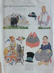 Little Be-Peep & Dutch Uncle-Gertrude A. Kay Vintage 1923 Paper Dolls - Picture 1 of 1