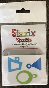 NIP Sizzix Sizzlets Single Die Charms #4 by Stu Kilgour. # 38-8045 - Picture 1 of 1