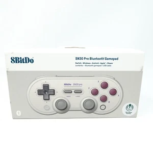 8BitDo SN30 Pro Bluetooth Controller for Nintendo Switch, PC - G Classic Edition - Picture 1 of 8