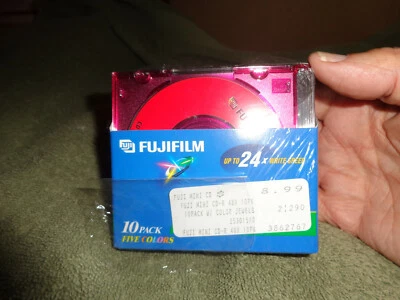 fujifilm mini cd-r 24 min.210 mb.upto 24x write speed 9 ea. - Image 1 of 3