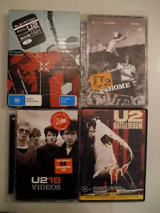 4 U2 GREAT DVD'S RATTLE AND HUM GO HOME BOSTON VIDEOS VGC FREE POSTAGE - Picture 1 of 1