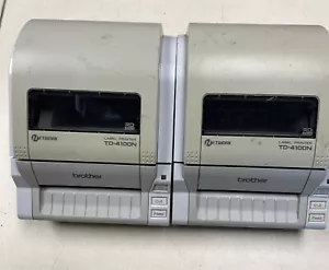 2 Brother TD-4100N Not tested. For parts or service only - Picture 1 of 8
