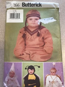 Butterick 3266 Bebé UC Indio, Abejorro, Ángel Halloween Disfraz Patrón L-XL - Imagen 1 de 2
