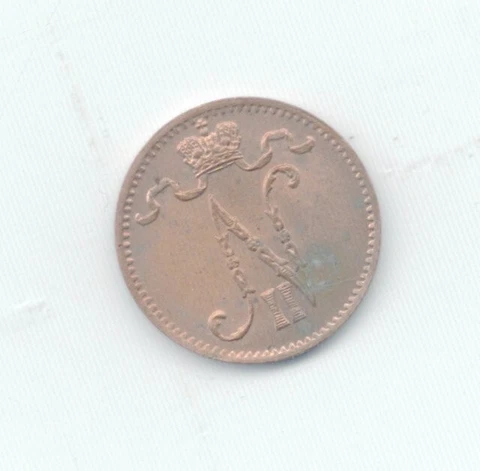 Finland Uncirculated 1913 Penni-Lot F4 Cover