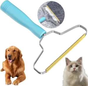 Pet Hair Removal Tool,Multi Fabric Edge Dog &Cat Hair Remover for Rugs,Couch. - Picture 1 of 5