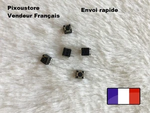 Lot de 10 mini bouton poussoir CI de 4.5x4.5x3.8mm neufs - Picture 1 of 7