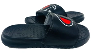Champion Youth Boy's Super Slide Slip On Sandals Black #CP101318Y Size:2 162C - Picture 1 of 5