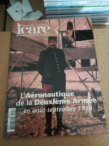 ICARE N°195      L AERONAUTIQUE DE LA 2e ARMEE EN AOUT - SEPTEMBRE 1914 - Foto 1 di 3