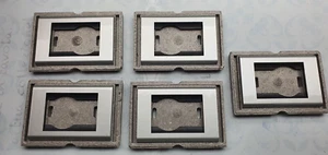 5 PLATTEN BTICINO LIVING CLASSIC FARBE ALUMINIUM 4750AL 3 SITZER SCHUKO UND STECKDOSE - Bild 1 von 1