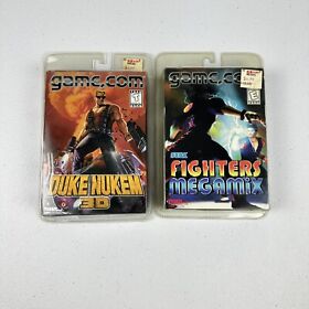 Lot Of 2 Tiger Game.com Games Duke Nukem 3D + Sega Fighters Megamix NIB