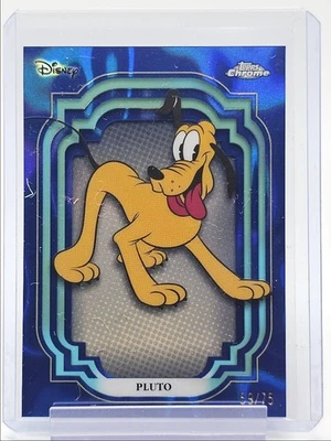 PLUTO 2024 TOPPS CROMO DISNEY AZUL CLARO OSCURO LAVA /75 Q2091 Foto 1 de 2