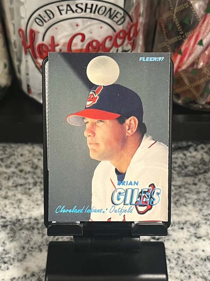 Fleer Baseball 1997 - Brian Giles SSP VARIACIÓN TIFFANY novato - raro Brian Giles Foto 1 de 3