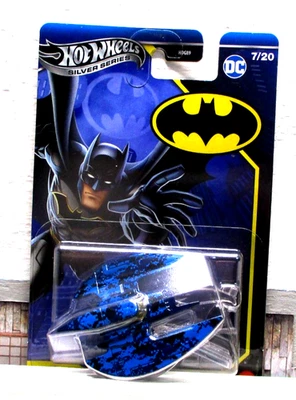 2025 Hot Wheels DC Batman Silver Series BATPLANE Dark Blue Metal Thailand Base! - Image 1 of 4