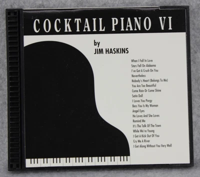 Cocktail Piano VI CD by Jim Haskins Original Case FREE SHIP - Image 1 of 4