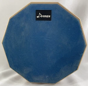 Almohadilla de práctica de batería silenciosa Donner - Almohadilla de batería de 6" azul - Imagen 1 de 4