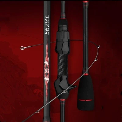 Lure Fishing Rods Carbon Fiber Spinning/casting Rod 1.5m/1.68m/1.8m Travel Poles - Image 1 of 4