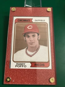1974 Topps Stryle Randy "Macho Man Savage" Poffo WWE Cincinnati Red 1 Display - Bild 1 von 10