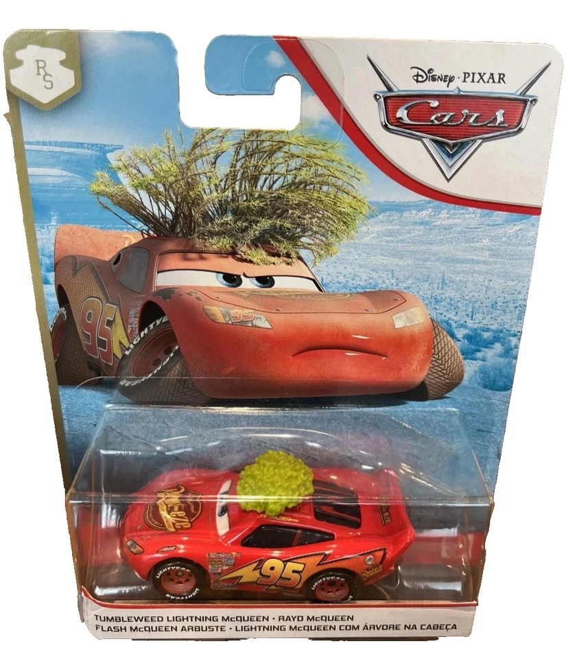 Disney Cars TUMBLEWEED LIGHTNING McQUEEN Metal Escala 1:55 RS ¡ENVÍO GRATUITO! Foto 1 de 1