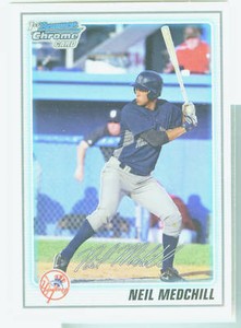 Neil Medchill NY Yankees 2010 Bowman Refractor