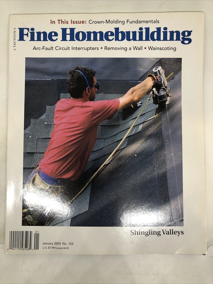 Taunton's Fine Homebuilding Magazine Issue 152 December 2002/January 2003 - Image 1 of 4