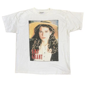 Amy Grant Vintage Summer 1989 Heart in Motion Tour T Shirt XL Double Sided Boxy - Picture 1 of 9