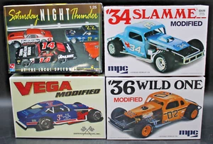 Rare 4pc Modified Dirt Racers "34 '36 Ford Vega Short Track Malibu - Picture 1 of 10