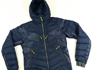 MEN'S BLUE BERGANS OF NORWAY 7660 NOSI HYBRID 700 DOWN QUILTED JACKET SIZE: M - Picture 1 of 11
