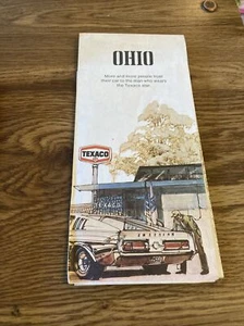 Vintage Map 1972 Texaco Map of Ohio - Imagen 1 de 2