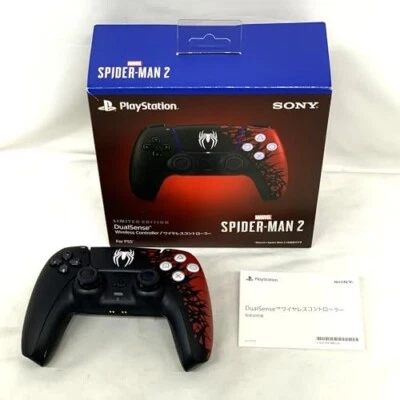 SpiderMan 2 Sony PlayStation 5 PS5 Dualsense Controller Marvel’s Limited Used JP - Image 1 of 4