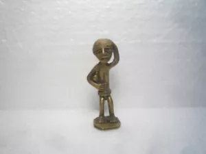 MARAVILLOSA FIGURA AFRICANA PEQUEÑA DE COLECCIÓN HOMBRE AÑOS 50 - Imagen 1 de 14