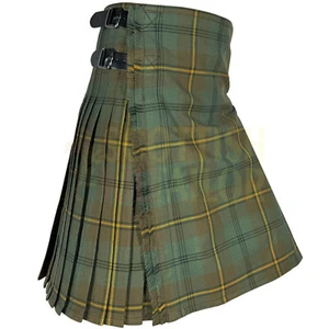 Scottish Johnstone Weathered Tartan Kilt 8-yard Traditional Clan Tartan Kilts - Picture 1 of 7
