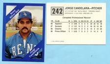 1989 Reno Silver Sox #242 Jorge Candelaria-- Box 184