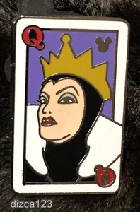 Disney Pin 2014 Hidden Mickey DLR Deck of Cards Evil Queen Pin - Picture 1 of 1