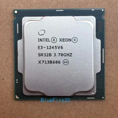 Intel Xeon E3-1245 v6 3.70GHz Quad-Core 73W LGA1151 CPU Processor E3-1245 v6 - Image 1 of 4