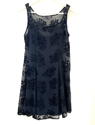 VTG Y2K Betsey Johnson Velvet Burnout Mini Dress Size 4 (Modern 2) Whimsigoth - Image 1 of 4