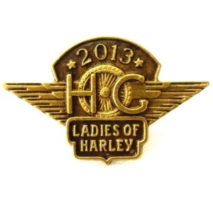 Harley Davidson Wheel and Wings 2013 donna di Harley HOG gilet cappello giacca spilla - Foto 1 di 4