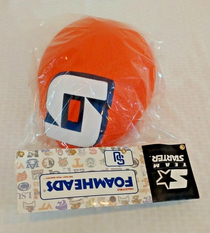 Fan Hat SYRACUSE ORANGE Mascot Foam Head Starter Basketball NCAA Boeheim New MIP Cover