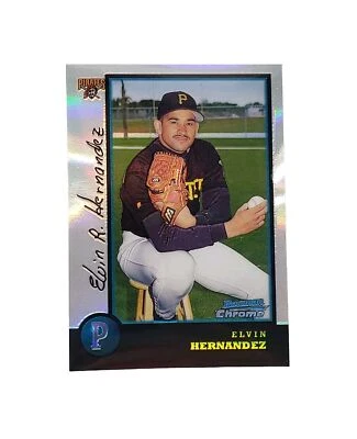 1998 Bowman Chrome #346 Elvin Hernandez Refractor  Pittsburgh Pirates - Image 1 of 4