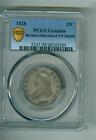 U.S. 1828 CAPPED BUST QUARTER PCGS VF DETAIL SURFACES SMOOTHED