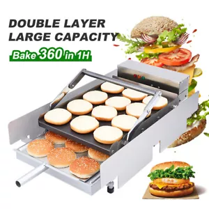 Tostapane elettrico da tavolo in acciaio inox hot dog macchina pane hamburger panini - Foto 1 di 17