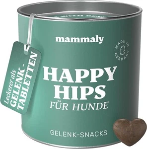 Mammaly Happy Hips Gelenk Snacks mit Grünlippmuschel Hund, Knochen u Gelenke - Bild 1 von 12