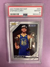 2021-22 Panini Instant Stephen Curry #294 NBA FINAL.MVP PR/3325 PSA 10 GEM MT T5