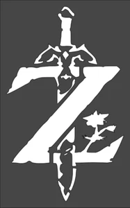 1- 5x8 inch Stencil, (VF-73) Zelda Sword (6mil)***** - Picture 1 of 2
