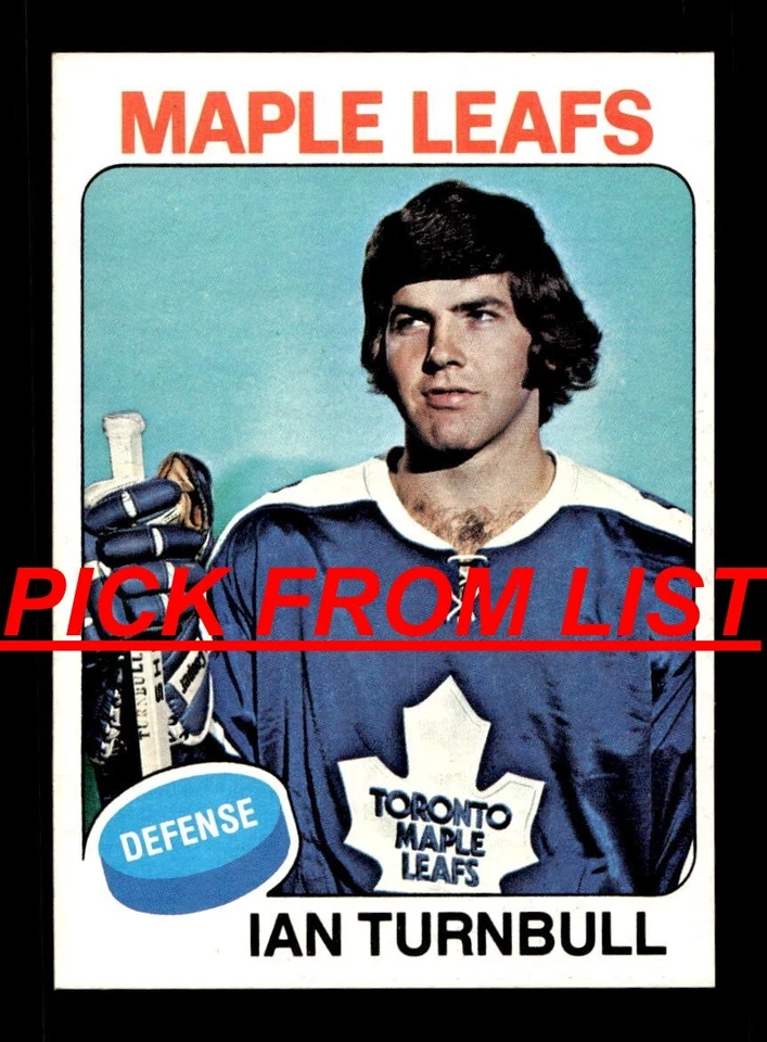 1975-76 Topps Hockey 1-330 EX/EX-MT Pick From List All PICTURED dd6 kk4 - Image 1 of 1